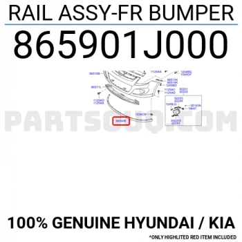 İ20 2008 2012 Tampon Bağlantısı Ön Bıyık : Tampon Koruyucu Ön Alt (Oem No:865901J000)