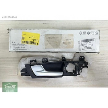 2005-2008 Audi A3 Arka Kapı İç Açma Kolu Sol Gümüş Gri  (Adet) (Oem No:8P4839019E7Pe)
