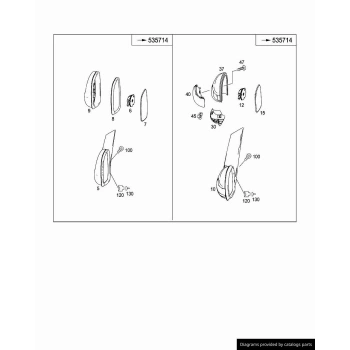 Mercedes Vito.111,115Cdı 2004  Ayna Camı Sol Çız.Res. (Oem No:A0008101119)