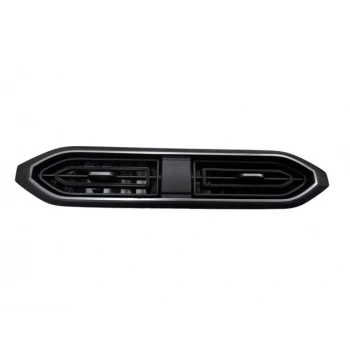 Dacia Sandero 2021-2024 - Ön Göğüs Orta Üfleme Peteği Sağ/Sol Komple Nikelaj Çerçeveli (Difizör) (Oem No: 687500391R)