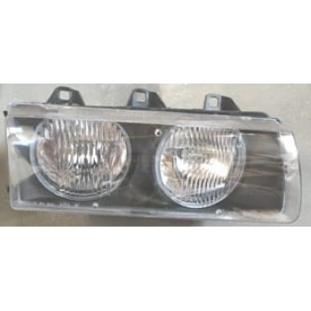 Bmw E36 1991-1998 3 Serı - - Coupe - Far Lambası Sağ Man/Elk (Çizgisiz Plastik Cam)Merceksiz Hella Tip (Oem No: 63121468866)