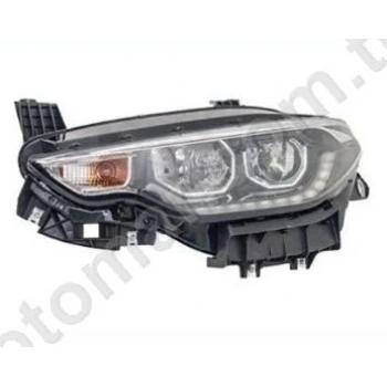 Fiat Egea (2015 Yılında Çıkan Kasa) Far Sol Motorlu Krom Çıtalı Ledlı (Oem No: 52145166)