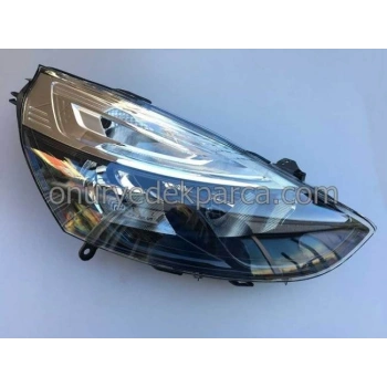 Renault Clio (2016 Yılında Çıkan Kasa) Ön Far Elektrikli Motorlu Siyah Hatchbak Sağ (Oem No: 260103421R)