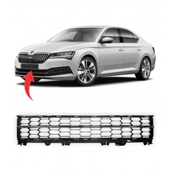 Skoda Superb 2019-2023 Ön Tampon Panjuru Nikelajlı (Oem No: 3V0853677A)