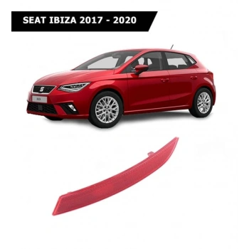 Seat İbiza 2012-2015 Arka Tampon Reflektörü Sol (Oem No: 6J3945105D)