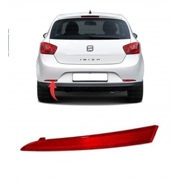Seat İbiza 2008-2012 Arka Tampon Reflektörü Sol (Oem No: 6J4945105)