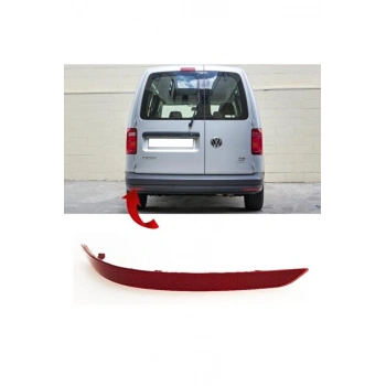Volkswagen Caddy 2015-2020 Arka Tampon Reflektörü Sol (Oem No: 2K5945105D)