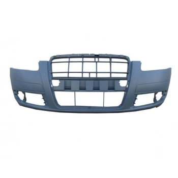 Audi  A6  2005-2009; Ön Tampon (Astarlı Sis Delikli/Far Yıkamasız/Sensör Deliksiz/Çeki Demirri Kapaklı Tyg Oem No: (4F0807105Gru)