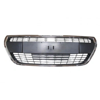 peugeot  208  2016-2020  ön panjur sıyah (nıkelaj çerçevelı)(tw))