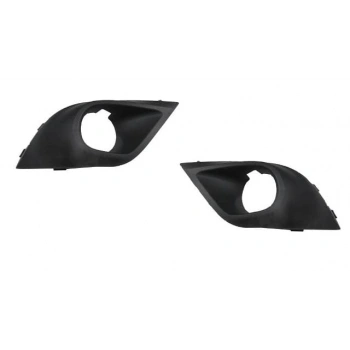 Renault Clio- 4- Hb- 2015-2000 Sis Lamba Kapağı Sis Delikli Sağ/Sol Set (2Parça)Siyah/Nikel. Çıtasız(Tw Oem No: (261A34190R)