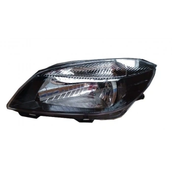 Skoda Fabia- 2010-2015;  Far Lambası Sol Elektrikli/Merceksiz (Siyah) (Tw-Y) Oem No: (5J1941017D)