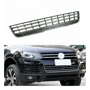 Volkswagen Touareg 2014-2017 Ön Tampon Panjuru Siyah (Nikelaj Çıtalı)(Bfn) (Oem No:7P6853671Hryp)