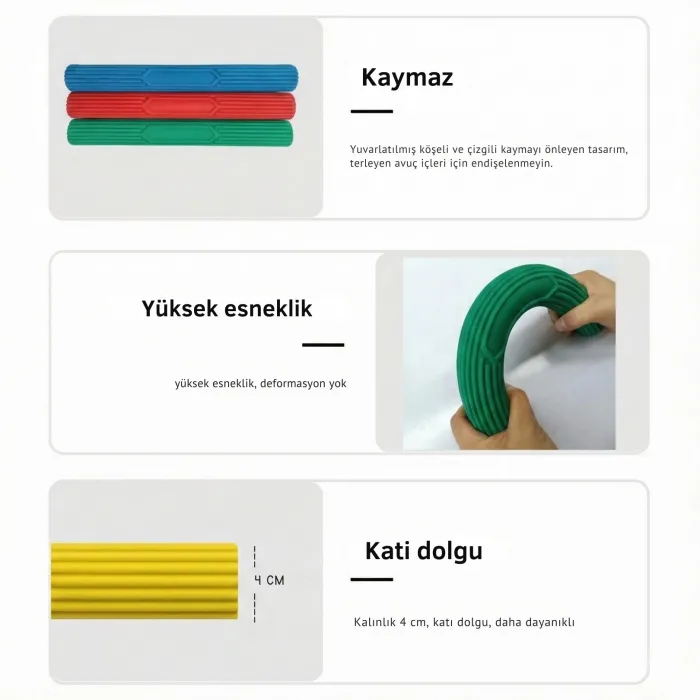 Gudli Direnç Çubuğu (Flex Bar) El Bilek Dirsek Güçlendirme Rehabilitasyon