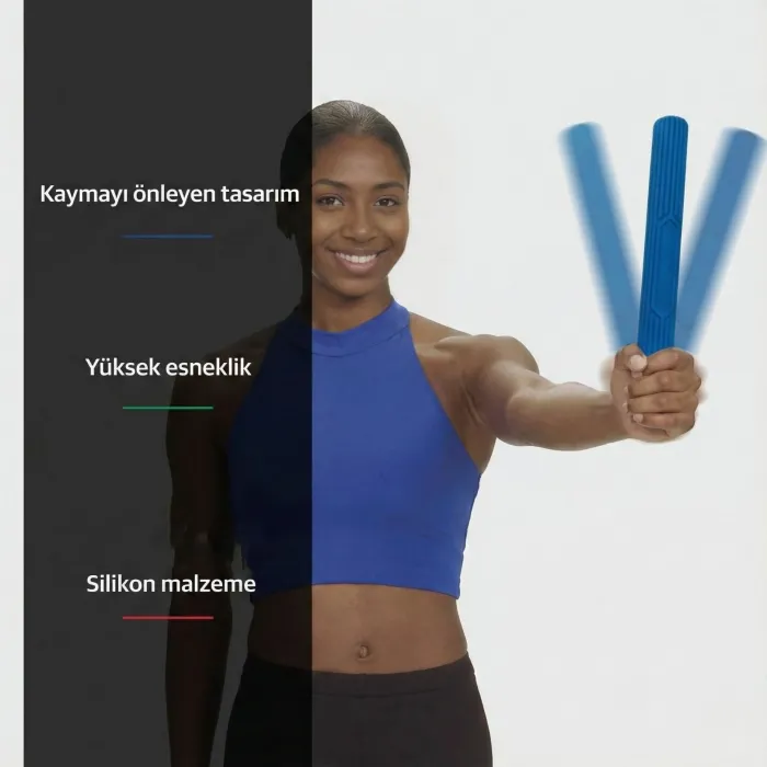Gudli Direnç Çubuğu (Flex Bar) El Bilek Dirsek Güçlendirme Rehabilitasyon
