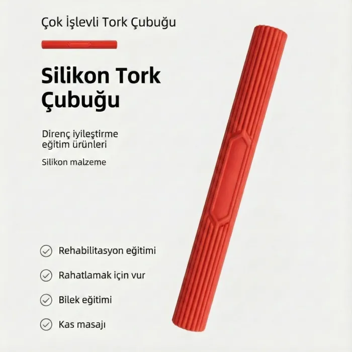 Gudli Direnç Çubuğu (Flex Bar) El Bilek Dirsek Güçlendirme Rehabilitasyon