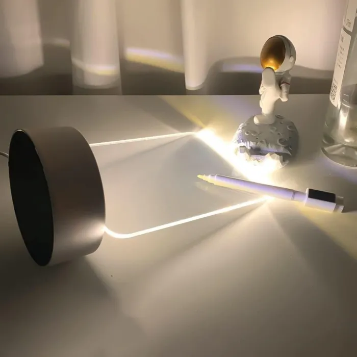 Gudli LED Işıklı Yazı Çizim Panosu USBli, Silinebilir, Dekoratif Gece Lambası