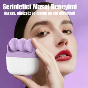 Gudli Ice Face Roller Çift Başlı Buzlu Yüz Masaj Aleti Canlandırıcı Sıkılaştırıcı