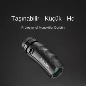 Gudli 8x25 Mini Monoküler Dürbün BK7 Prizma, HD Görüntü, Su Geçirmez