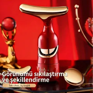 Gudli 3’ü 1 Arada Akıllı Yüz, Boyun ve Göz Masaj Aleti