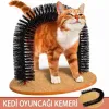 Gudli 3ü 1 Arada Kedi Kaşıma Masaj Oyuncağı Kendini Tarayan Kedi Kemeri