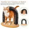 Gudli 3ü 1 Arada Kedi Kaşıma Masaj Oyuncağı Kendini Tarayan Kedi Kemeri