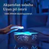 Gudli Deniz Yıldızı Okyanus Dalgası Projektör Gece Lambası 7 Renk 2000mAh Şarjlı Pil Ambiyans Işığı