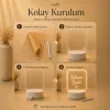 Gudli LED Işıklı Yazı Çizim Panosu USBli, Silinebilir, Dekoratif Gece Lambası
