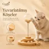 Gudli Kedi Oyuncağı Çift Katmanlı Döner Tabla Zeka Geliştirici Ödüllü Mama Oyunu