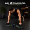Gudli Katlanabilir Renk Kodlu Şınav Tahtası Çok Amaçlı Üst Vücut Antrenman Aleti