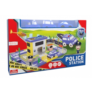 Uçar City Polis İstasyonlu Parkur (46 Parça)