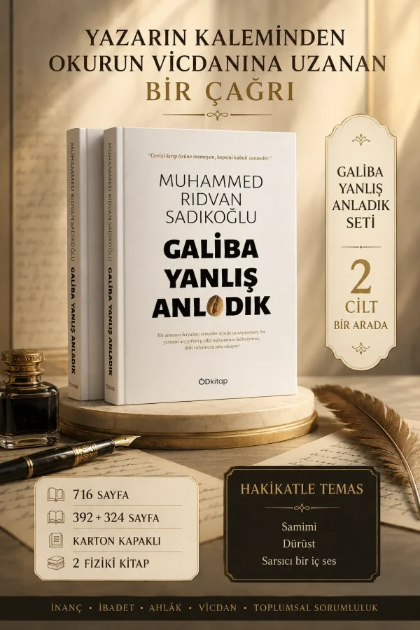 GALİBA YANLIŞ ANLADIK SETİ (2 CİLT BİR ARADA)
