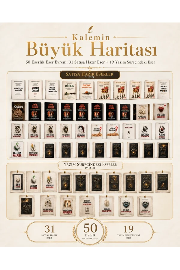 Kalemin Büyük Haritası – 50 Eserlik Eser Evreni