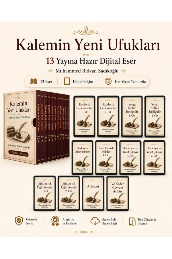Kalemin Yeni Ufukları – 13 Yayına Hazır Dijital Eser Seti