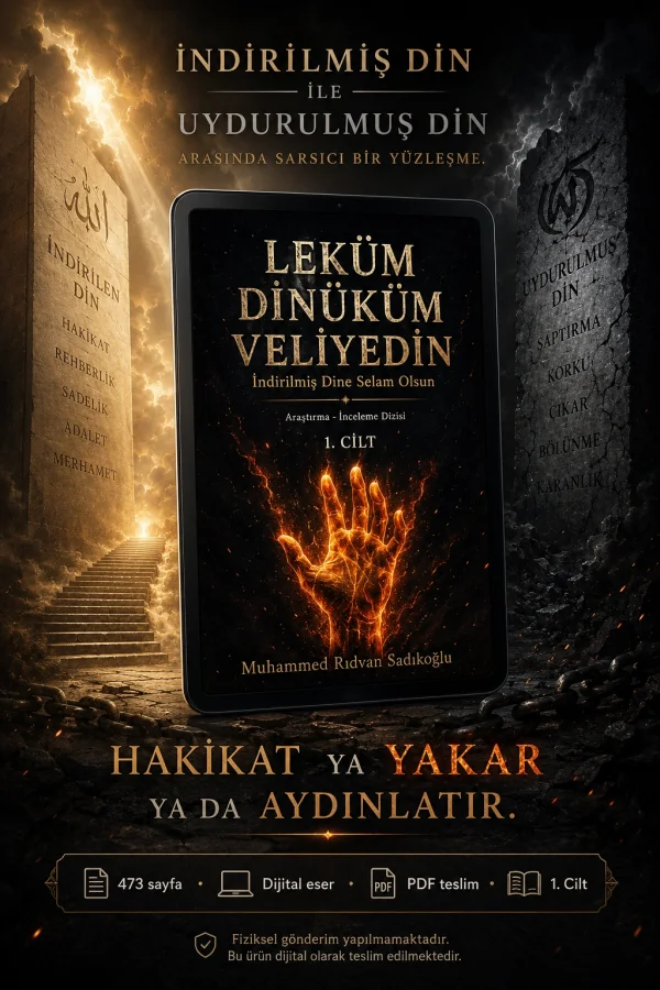 LEKÜM DİNİKÜM VELİYEDİN 1.CİLT (Dijital)