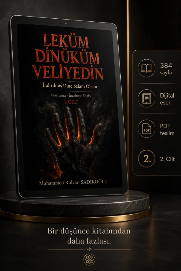 LEKÜM DİNİKÜM VELİYEDİN 2. Cilt (Dijital)