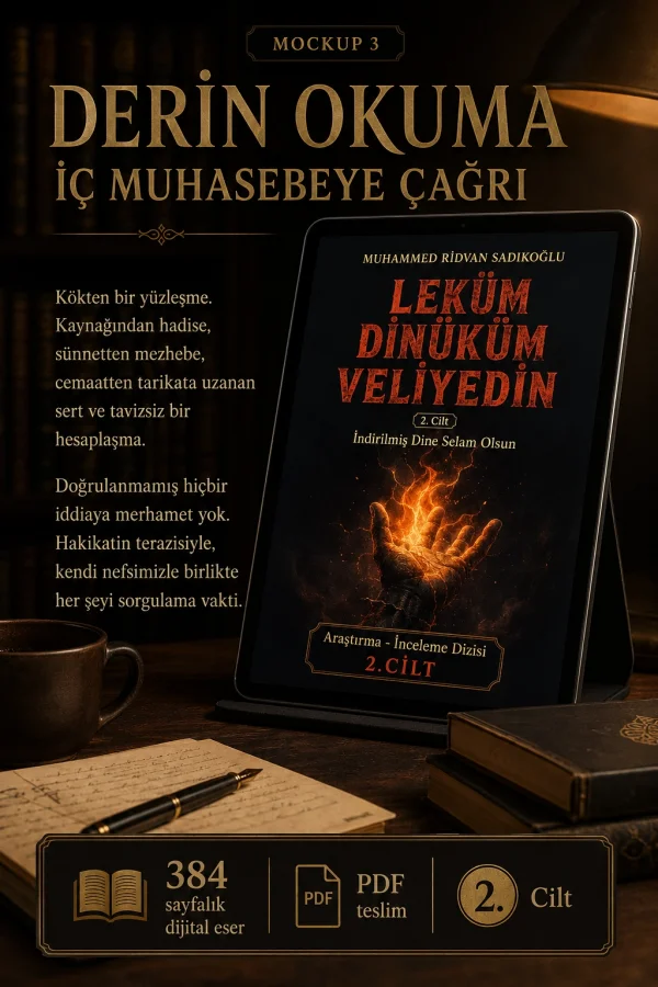 LEKÜM DİNİKÜM VELİYEDİN 2. Cilt (Dijital)