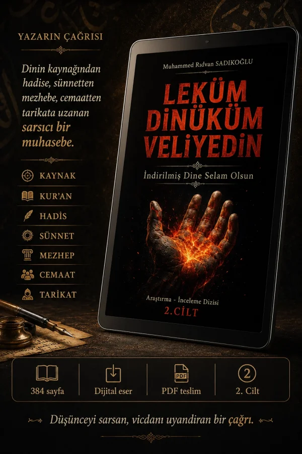 LEKÜM DİNİKÜM VELİYEDİN 2. Cilt (Dijital)