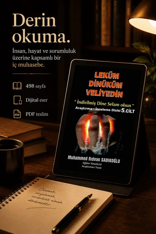 LEKÜM DİNİKÜM VELİYEDİN 5. Cilt (Dijital)