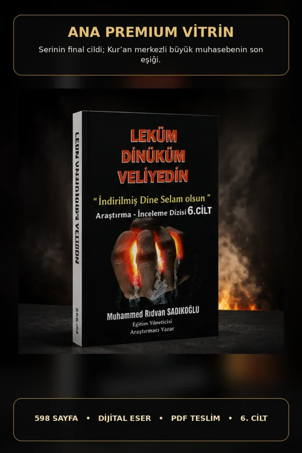 LEKÜM DİNİKÜM VELİYEDİN 6. Cilt (Dijital)