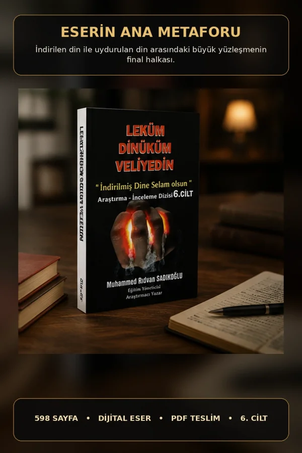LEKÜM DİNİKÜM VELİYEDİN 6. Cilt (Dijital)