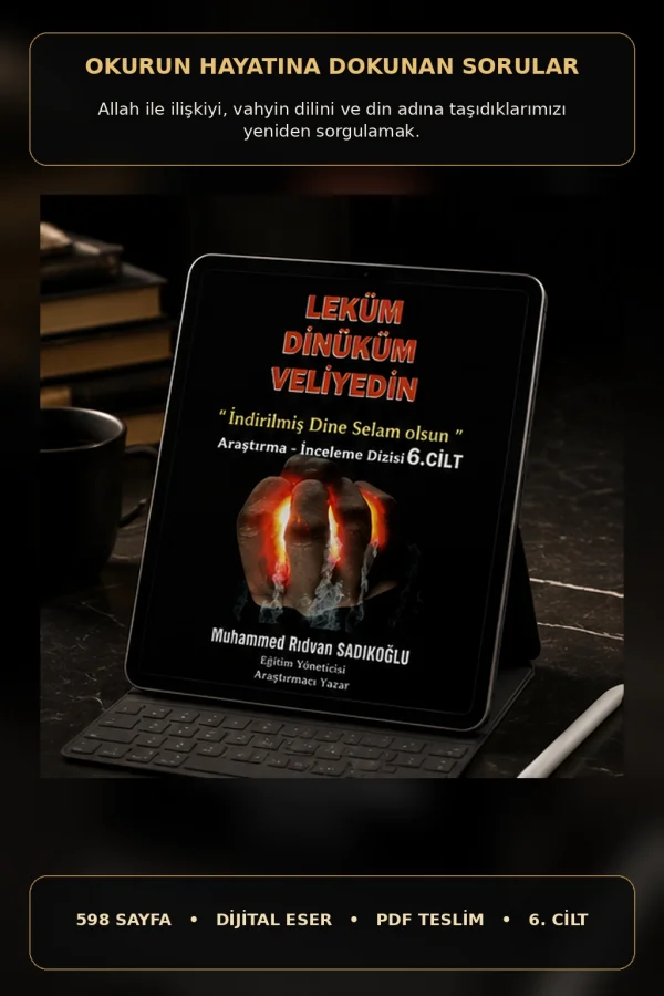 LEKÜM DİNİKÜM VELİYEDİN 6. Cilt (Dijital)