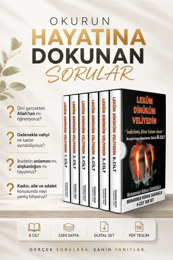 LEKÜM DİNİKÜM VELİYEDİN SETİ ( 6 CİLT BİR ARADA- DİJİTAL)