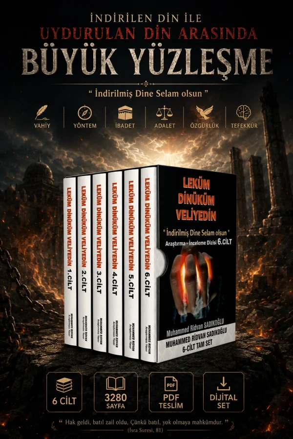 LEKÜM DİNİKÜM VELİYEDİN SETİ ( 6 CİLT BİR ARADA- DİJİTAL)