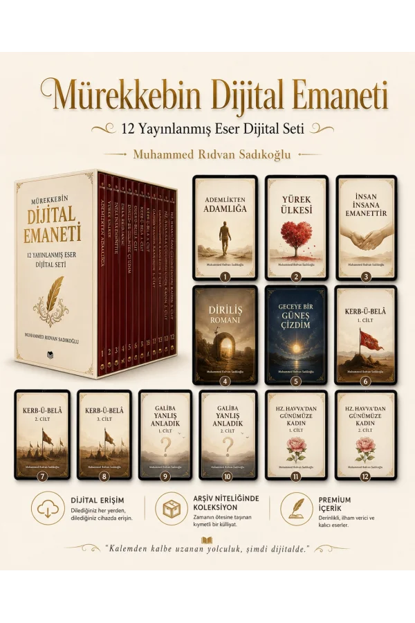 Mürekkebin Dijital Emaneti – 12 Yayınlanmış Eser Dijital Seti