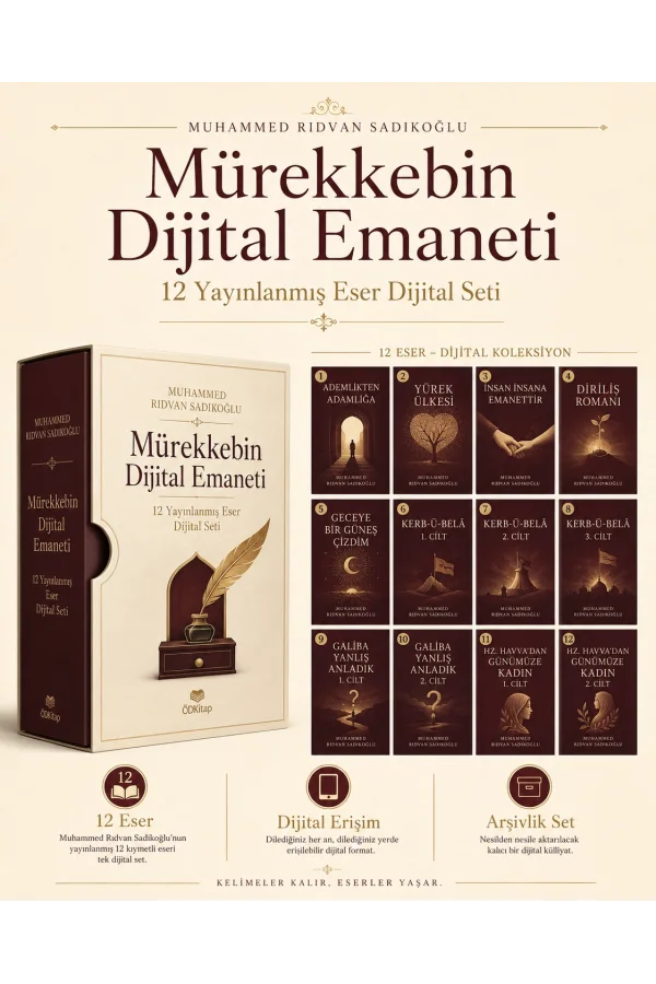 Mürekkebin Dijital Emaneti – 12 Yayınlanmış Eser Dijital Seti