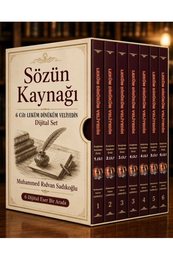 Sözün Kaynağı – 6 Cilt LEKÜM DİNÜKÜM VELİYEDİN Dijital Set