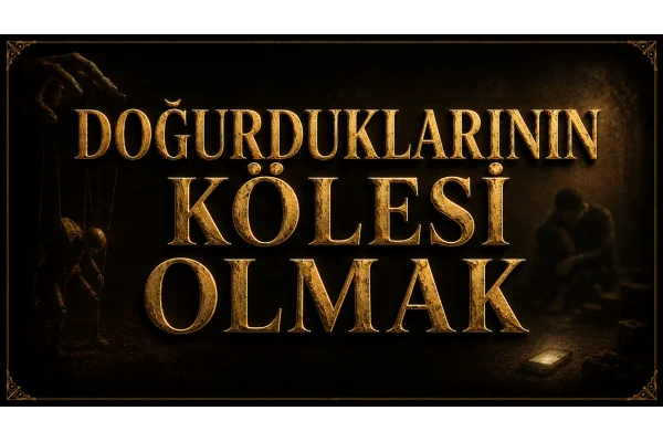 DOĞURDUKLARININ KÖLESİ OLMAK