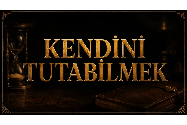 KENDİNİ TUTABİLMEK