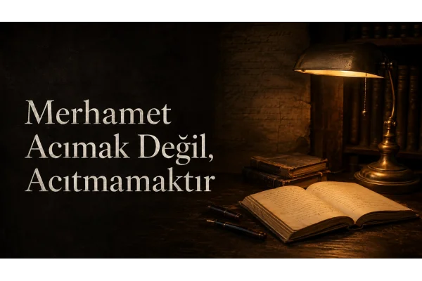 Merhamet Acımak Değil, Acıtmamaktır