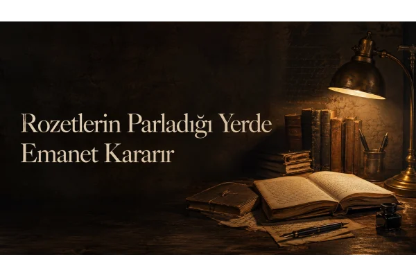 Rozetlerin Parladığı Yerde Emanet Kararır